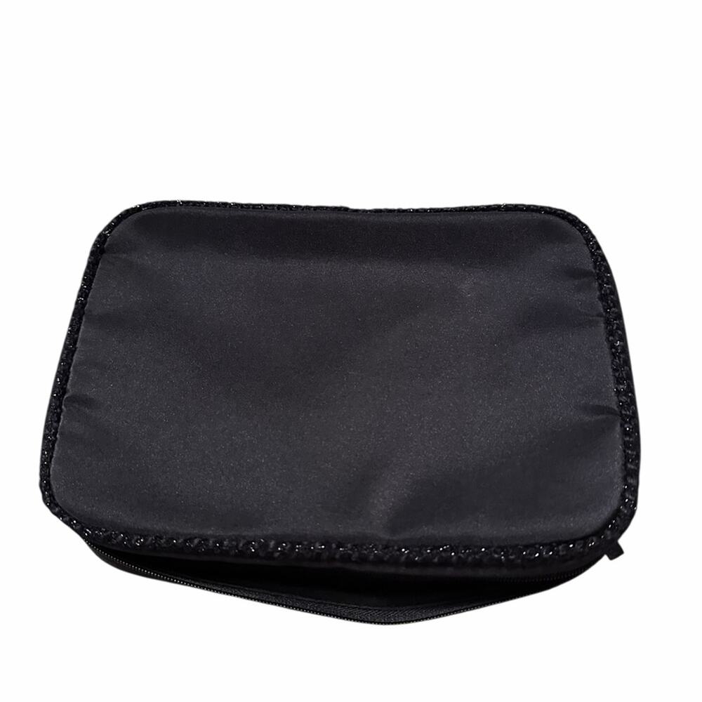CHANEL Black Logo Zip Makeup Pouch with Trim - Picture 3 of 5